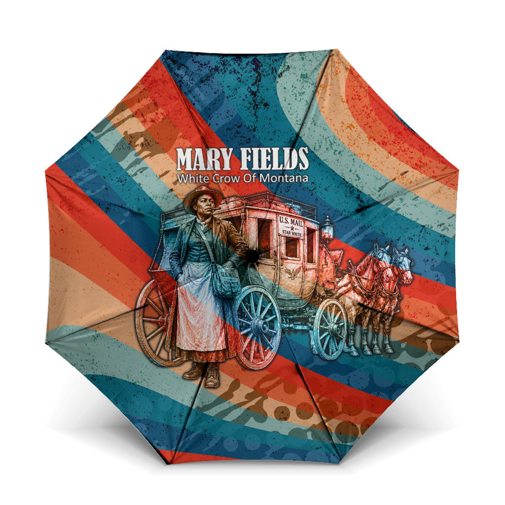 Mary Fields Stagecoach Umbrella Vintage Retro Grunge Aesthetic Wild West History