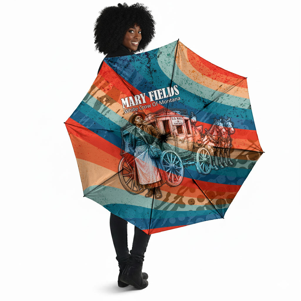 Mary Fields Stagecoach Umbrella Vintage Retro Grunge Aesthetic Wild West History