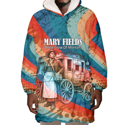 Mary Fields Stagecoach Wearable Blanket Hoodie Vintage Retro Grunge Aesthetic Wild West History