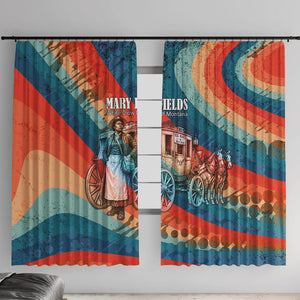 Mary Fields Stagecoach Window Curtain Vintage Retro Grunge Aesthetic Wild West History
