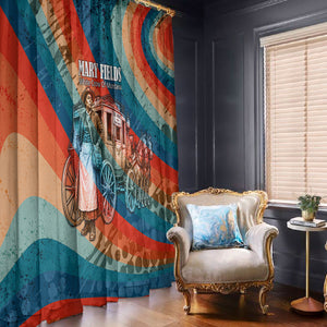 Mary Fields Stagecoach Window Curtain Vintage Retro Grunge Aesthetic Wild West History