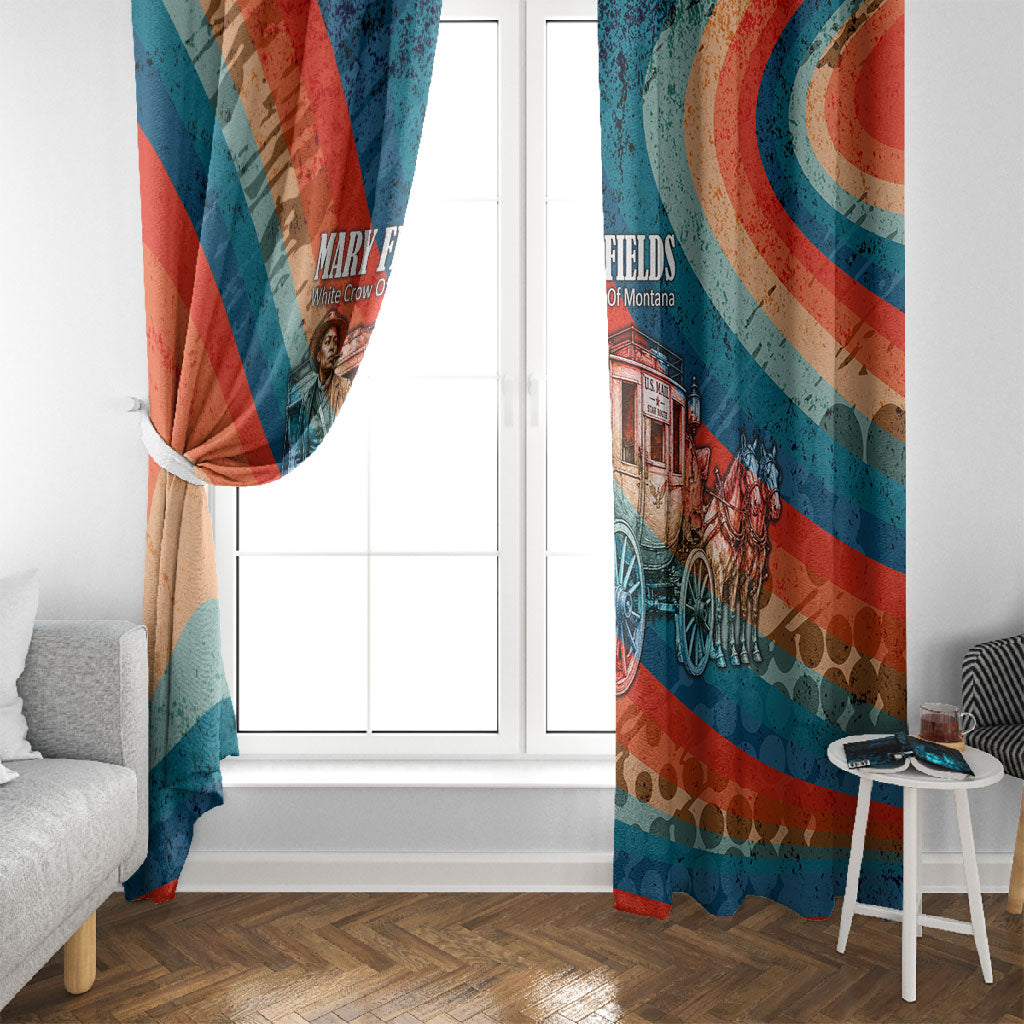 Mary Fields Stagecoach Window Curtain Vintage Retro Grunge Aesthetic Wild West History