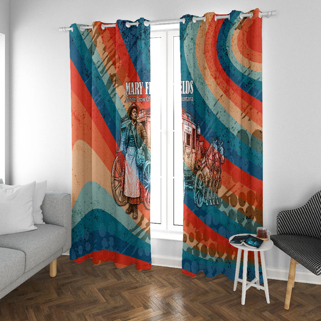 Mary Fields Stagecoach Window Curtain Vintage Retro Grunge Aesthetic Wild West History