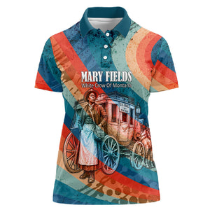 Mary Fields Stagecoach Women Polo Shirt Vintage Retro Grunge Aesthetic Wild West History