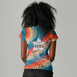 Mary Fields Stagecoach Women V-Neck T-Shirt Vintage Retro Grunge Aesthetic Wild West History