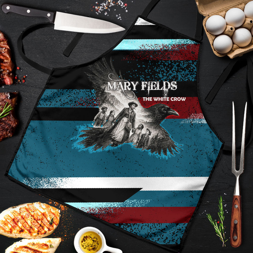 Mary Fields The White Crow Apron Vintage Grunge Wild West Portrait And Crow