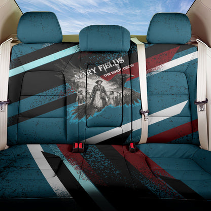 Mary Fields The White Crow Back Car Seat Cover Vintage Grunge Wild West Portrait And Crow