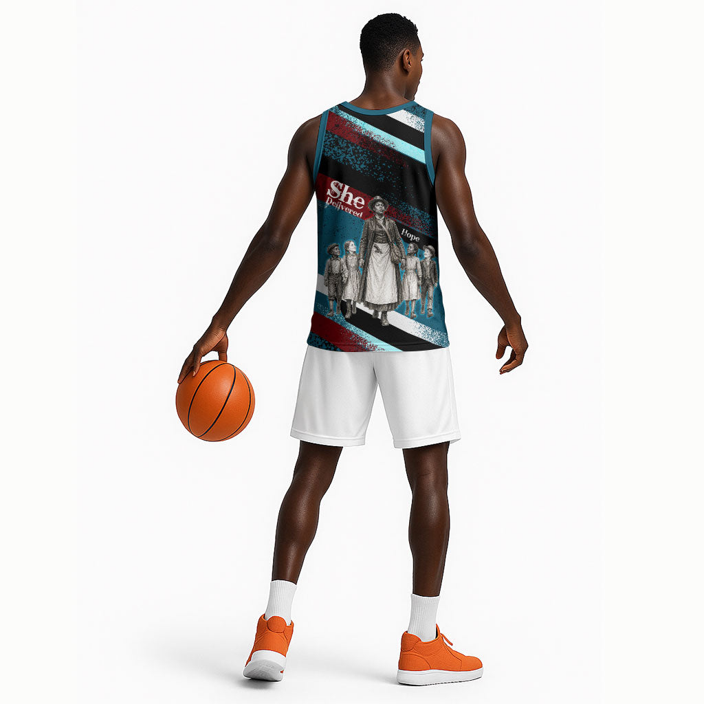 Mary Fields The White Crow Basketball Jersey Vintage Grunge Wild West Portrait And Crow