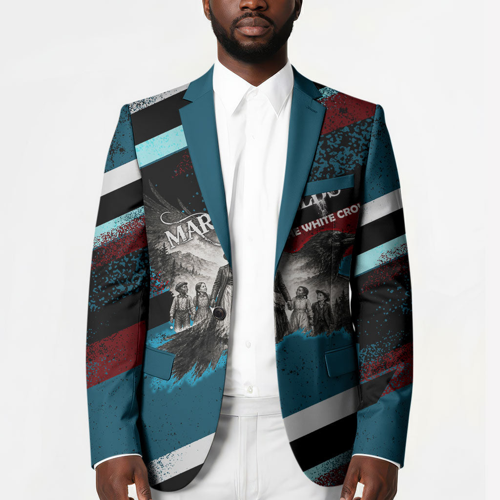 Mary Fields The White Crow Blazer Vintage Grunge Wild West Portrait And Crow