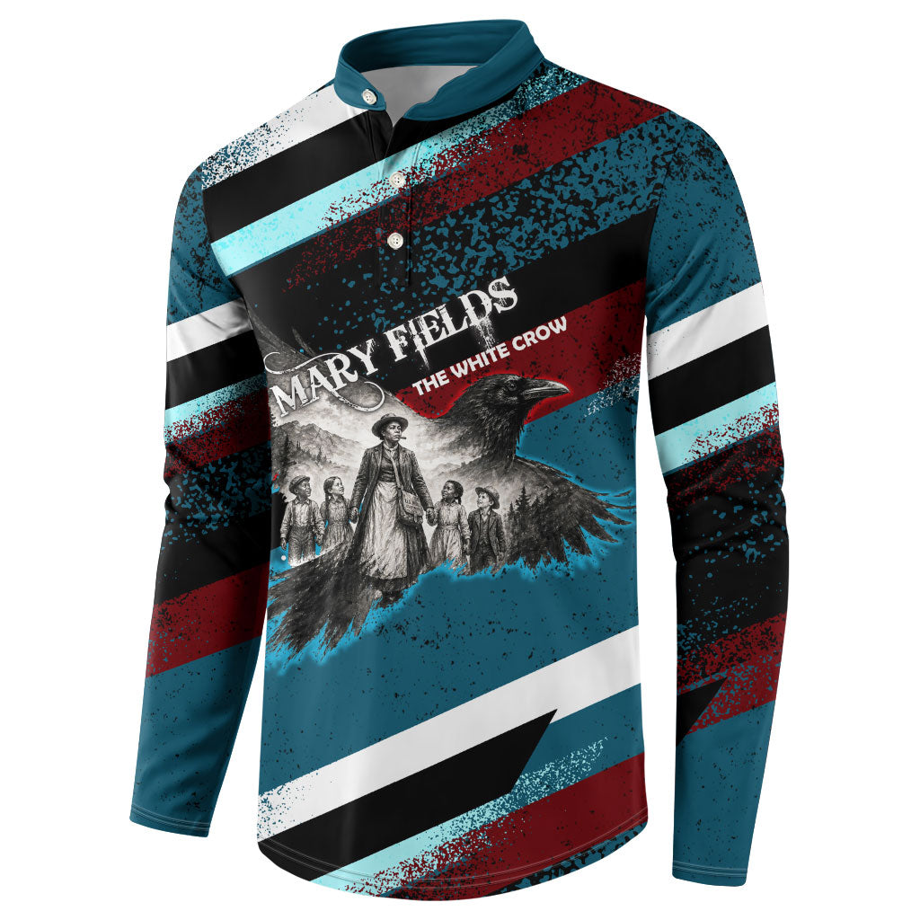 Mary Fields The White Crow Button Sweatshirt Vintage Grunge Wild West Portrait And Crow