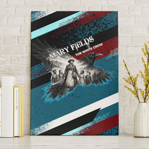 Mary Fields The White Crow Canvas Wall Art Vintage Grunge Wild West Portrait And Crow