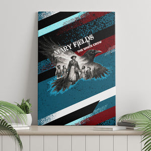 Mary Fields The White Crow Canvas Wall Art Vintage Grunge Wild West Portrait And Crow