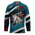 Mary Fields The White Crow Hockey Jersey Vintage Grunge Wild West Portrait And Crow