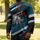 Mary Fields The White Crow Hockey Jersey Vintage Grunge Wild West Portrait And Crow