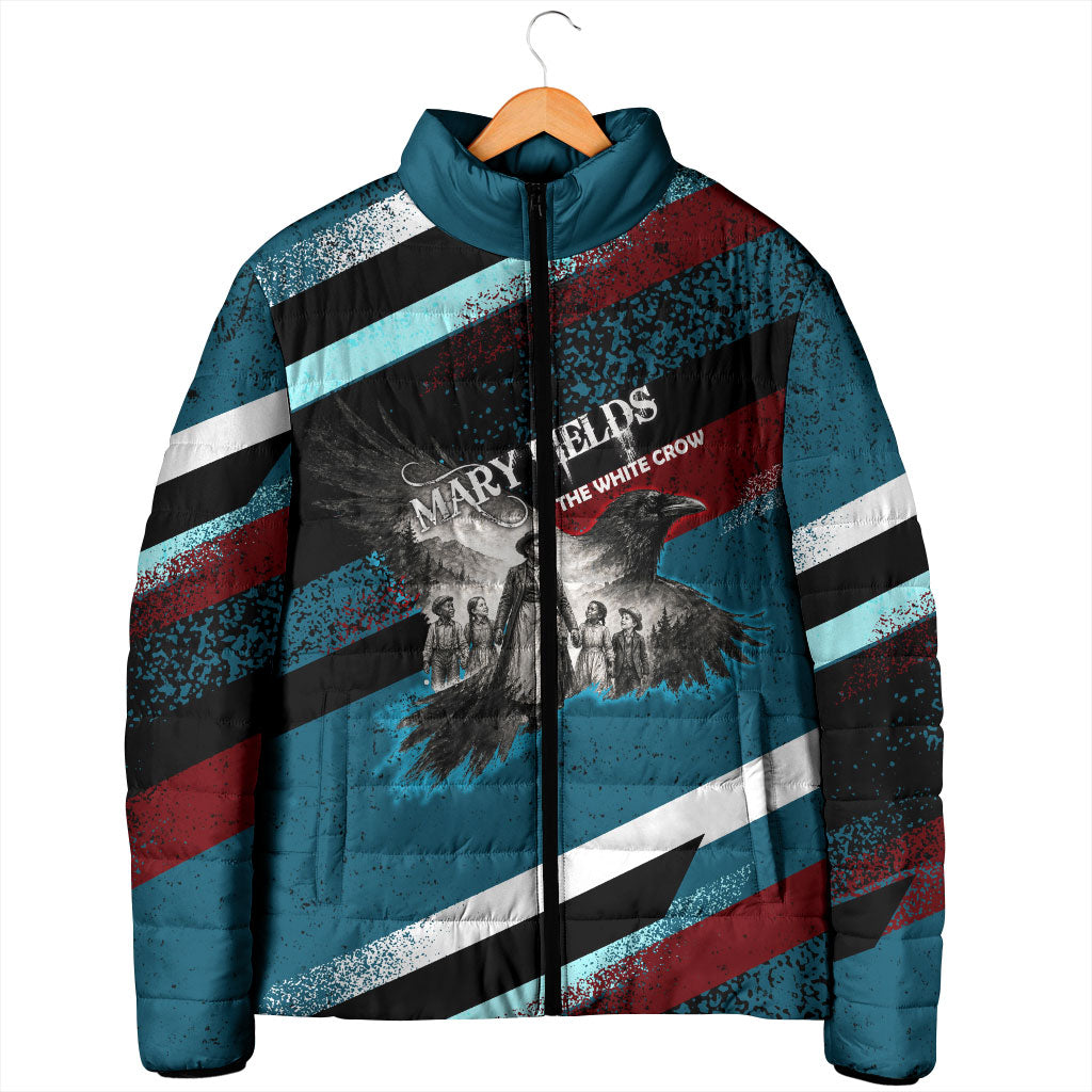 Mary Fields The White Crow Padded Jacket Vintage Grunge Wild West Portrait And Crow
