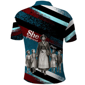 Mary Fields The White Crow Polo Shirt Vintage Grunge Wild West Portrait And Crow