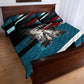 Mary Fields The White Crow Quilt Bed Set Vintage Grunge Wild West Portrait And Crow