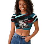 Mary Fields The White Crow Raglan Cropped T shirt Vintage Grunge Wild West Portrait And Crow