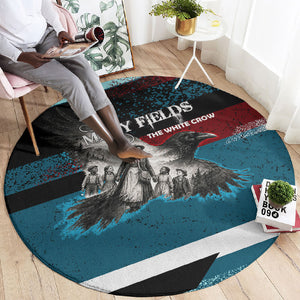 Mary Fields The White Crow Round Carpet Vintage Grunge Wild West Portrait And Crow