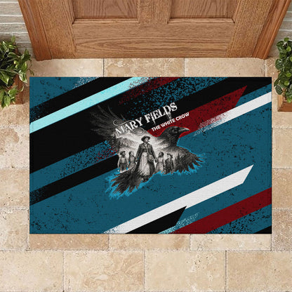 Mary Fields The White Crow Rubber Doormat Vintage Grunge Wild West Portrait And Crow
