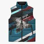 Mary Fields The White Crow Sleeveless Puffer Jacket Vintage Grunge Wild West Portrait And Crow