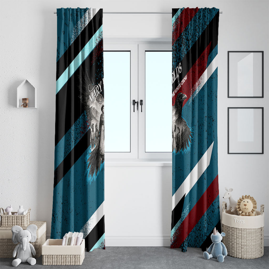 Mary Fields The White Crow Window Curtain Vintage Grunge Wild West Portrait And Crow