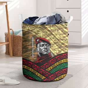 Ibrahim Traore Burkina Faso Laundry Basket West African Revolutionary Art