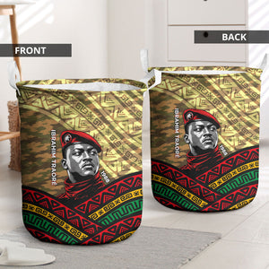 Ibrahim Traore Burkina Faso Laundry Basket West African Revolutionary Art
