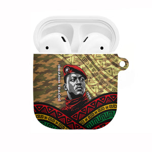 Ibrahim Traore Burkina Faso AirPods Case West African Revolutionary Art