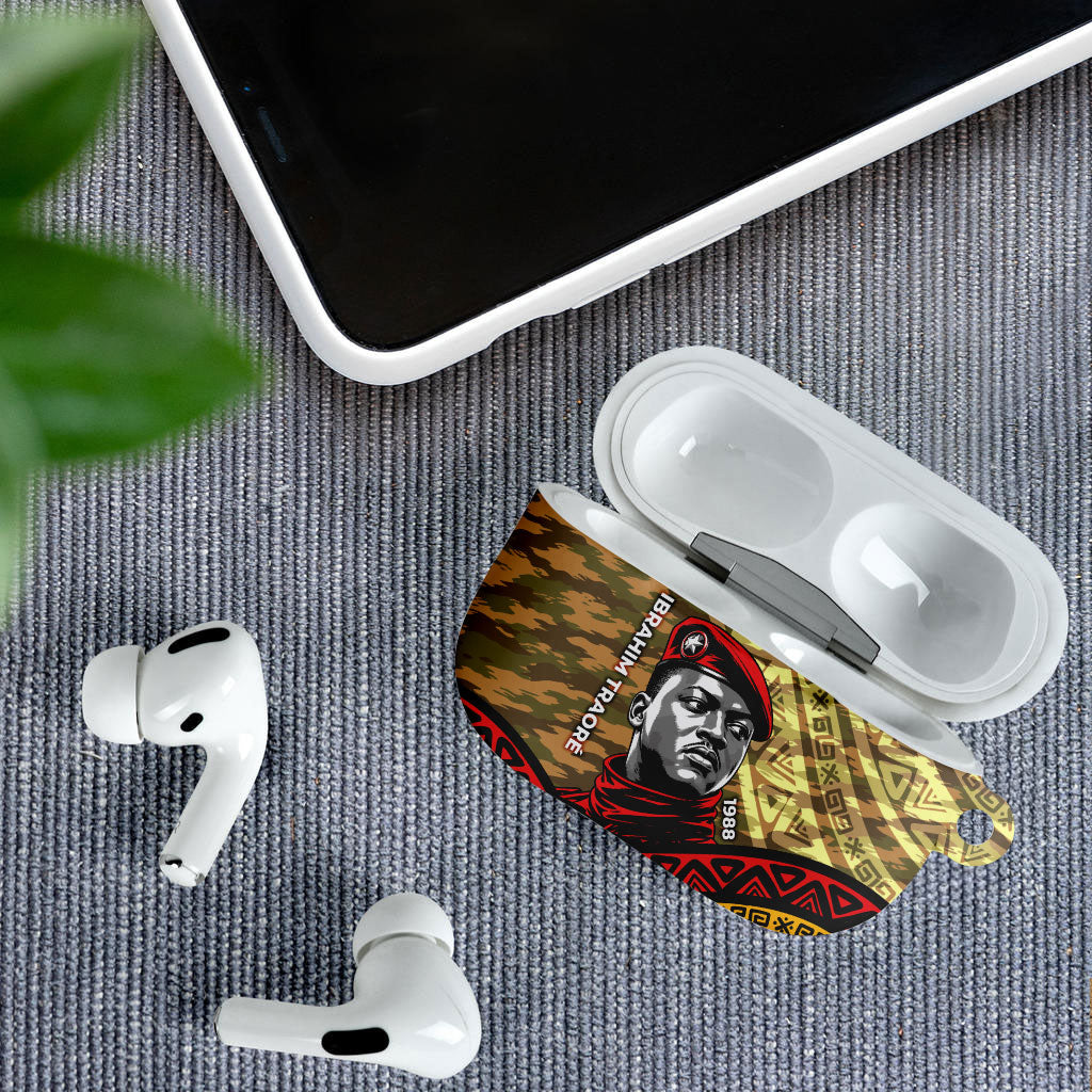 Ibrahim Traore Burkina Faso AirPods Case West African Revolutionary Art