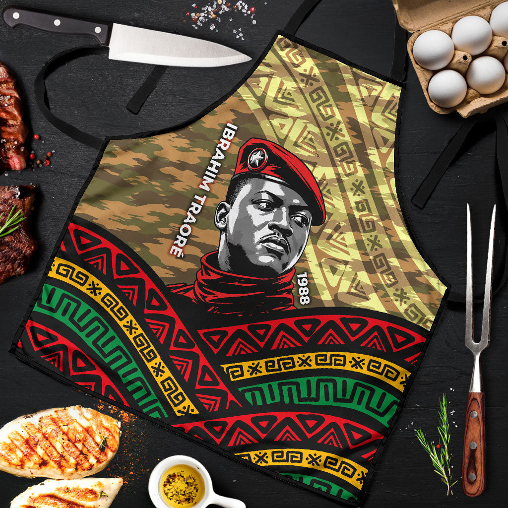 Ibrahim Traore Burkina Faso Apron West African Revolutionary Art