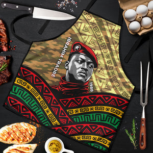 Ibrahim Traore Burkina Faso Apron West African Revolutionary Art
