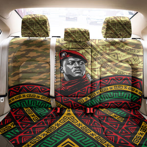 Ibrahim Traore Burkina Faso Back Car Seat Cover West African Revolutionary Art