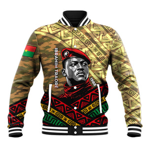 Ibrahim Traore Burkina Faso Baseball Jacket West African Revolutionary Art