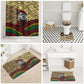 Ibrahim Traore Burkina Faso Bathroom Set West African Revolutionary Art