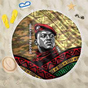 Ibrahim Traore Burkina Faso Beach Blanket West African Revolutionary Art