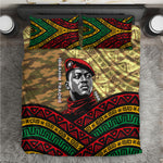 Ibrahim Traore Burkina Faso Bedding Set West African Revolutionary Art