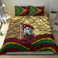 Ibrahim Traore Burkina Faso Bedding Set West African Revolutionary Art