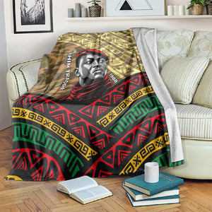 Ibrahim Traore Burkina Faso Blanket West African Revolutionary Art