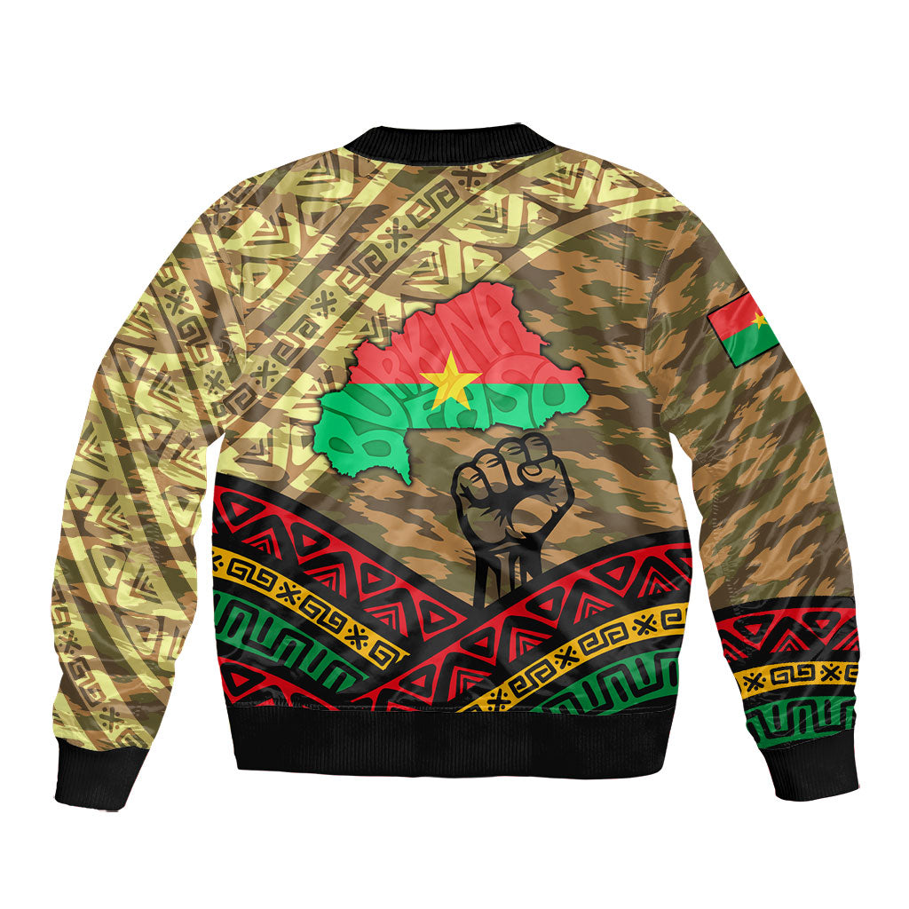 Ibrahim Traore Burkina Faso Bomber Jacket West African Revolutionary Art