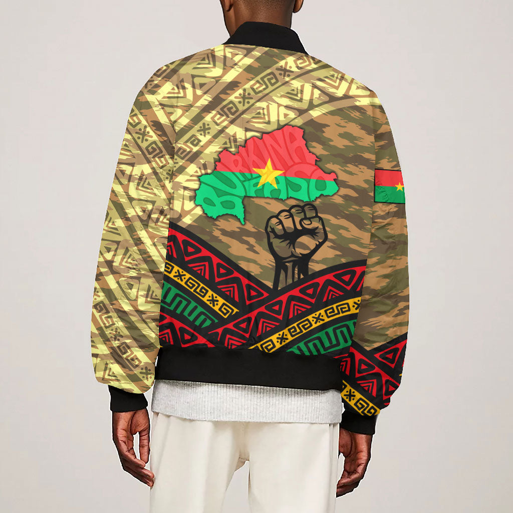 Ibrahim Traore Burkina Faso Bomber Jacket West African Revolutionary Art