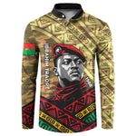 Ibrahim Traore Burkina Faso Button Sweatshirt West African Revolutionary Art