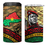Ibrahim Traore Burkina Faso 4 in 1 Can Cooler Tumbler West African Revolutionary Art