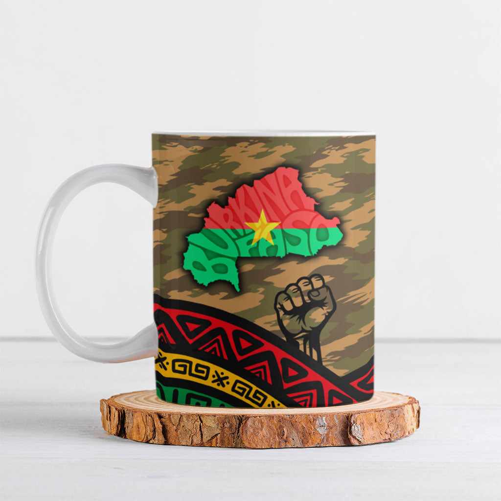 Ibrahim Traore Burkina Faso Ceramic Mug West African Revolutionary Art