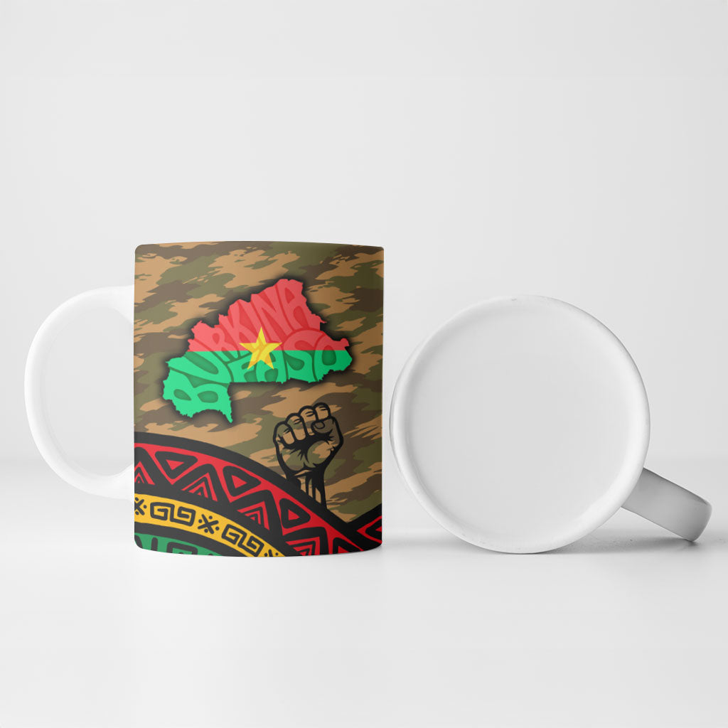 Ibrahim Traore Burkina Faso Ceramic Mug West African Revolutionary Art