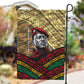 Ibrahim Traore Burkina Faso Garden Flag West African Revolutionary Art