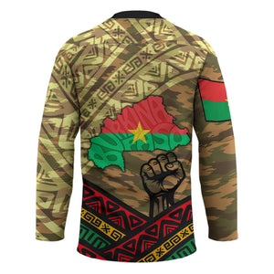 Ibrahim Traore Burkina Faso Hockey Jersey West African Revolutionary Art