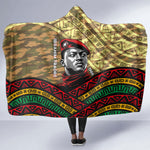 Ibrahim Traore Burkina Faso Hooded Blanket West African Revolutionary Art