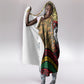 Ibrahim Traore Burkina Faso Hooded Blanket West African Revolutionary Art