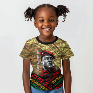 Ibrahim Traore Burkina Faso Kid T shirt West African Revolutionary Art